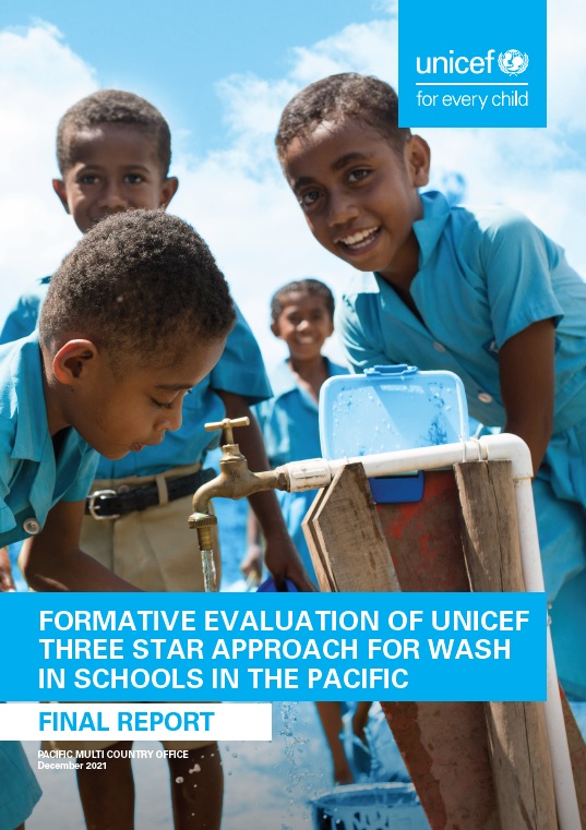 Formative Evaluation Of UNICEF Three Star Approach For WASH In Schools ...